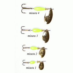 HERON LUCCIOLA FLUO  YELLO SILVER