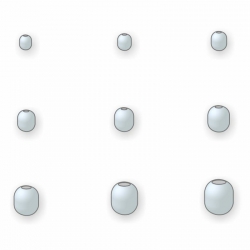 STONFO  Perline Foro Calibrato ART.519