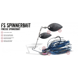 MOLIX  FS  SPINNERBAIT   DOUBLE WILLOW -  WILLOW TANDEM
